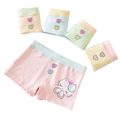 China Wholesale Comfortable Organic Girls Breathable Cotton Briefs Cartoon Printed Children's Toddler Underwear for sale