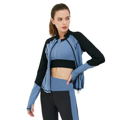 China Ladies Yoga Suit Breathable Vest Jacket High Waist Tight Fit Fitness Slim Yoga Foot Pants Three-Piece Set for sale