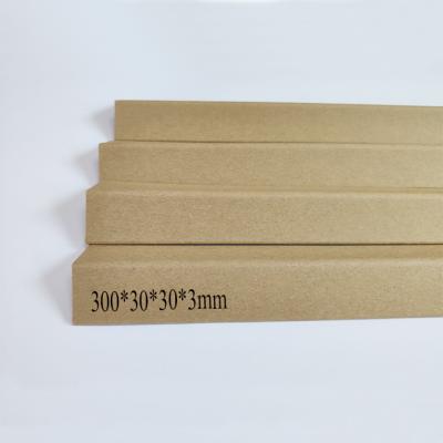 China Environmental 300*30*30*3mm L Shape Kraft Paper Material Paper Corner Protect For Pallet for sale