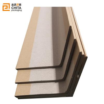 China Wooden V Shape Pallet Edge Protectors Packing Cardboard Hard Paper Material Corner Protector for sale