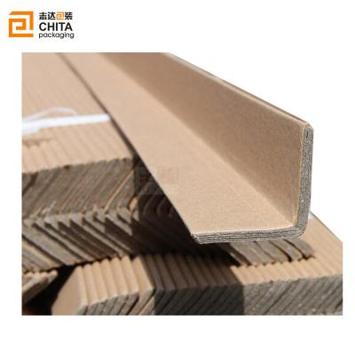 China Universal L Shape Corner Protector Recycle Corner Board Pallet Paper Corner Protector for sale