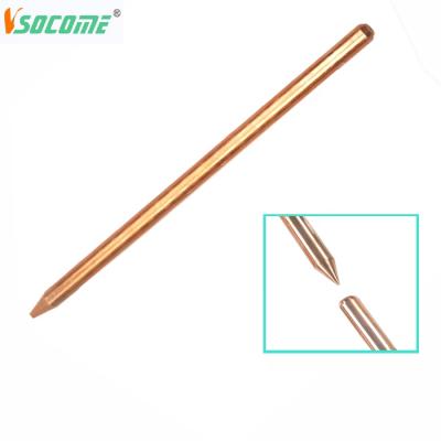 China Grounding System Copper Bonded Earth Rod For Grounding And Lightning Grounding System for sale