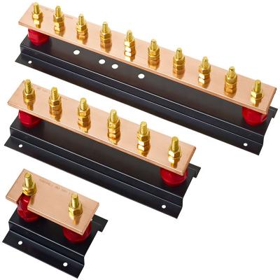 China Electric Power Transmission Grounding System Copper Conductor Busbar Ground Copper Busbar for sale