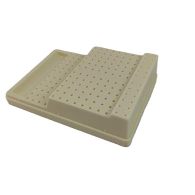 China Multifunctional ABS 168Hole Burs Beige Dental Box Popular Burbox Products New Design for sale