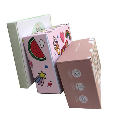 China Recyclable Custom Rigid Retail Cardboard Postal Box Corrugated Color Print Flap Mailer Box for sale