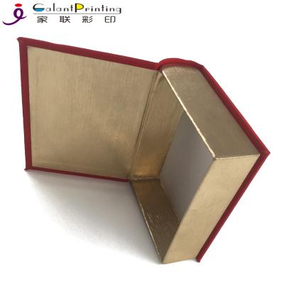 China Recycled Materials Custom Magnetic Box High Quality Book Shaped Perfume Box for sale