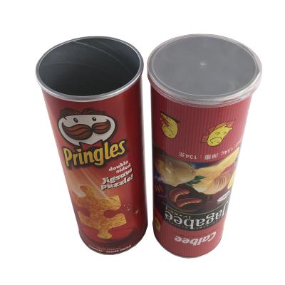 China Food Grade Paper Tube Paper Tea Tube Eco - Friendly Packaging For Capsule , Potato Chips for sale