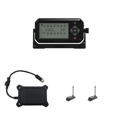 China 2 Tire Internal ternal Bundled Sensors Truck TPMS Alarm System Tire Pressure Monitoring System Universal for sale