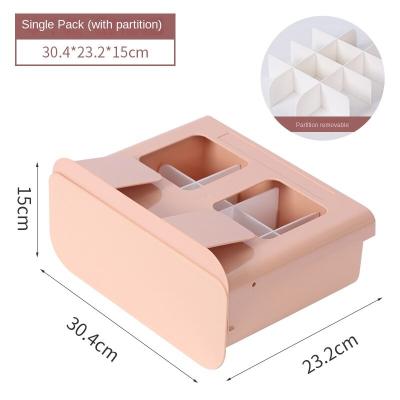 China Factory direct sales easy installation easy to store clothes storage boxes for clothes clothes storage box drawer clip underwear storage box for sale