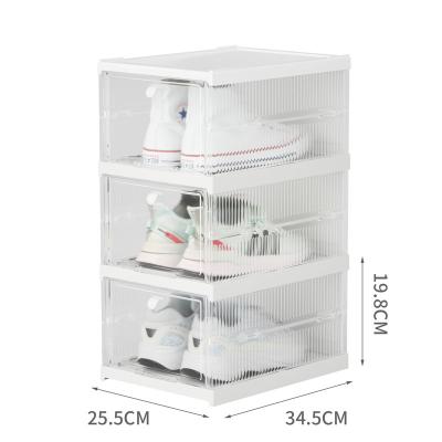 China New Chinese Style On Sales Convenient And Quick Smooth Shoebox Shoebox Living Room Bedroom Dormitory Storage Shoe Box for sale