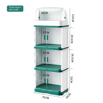 China New Original Multifunctional Folding Folding Storage Cupboard Kitchen Cupboard Portable Cupboard for sale