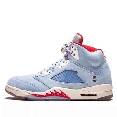 China Rubber Brand Logo Sneakers Air Retro 5 Shoe Zapatos De Baloncesto Zapatillas Old Sports Basketball Sneaker Shoes (For Men for sale