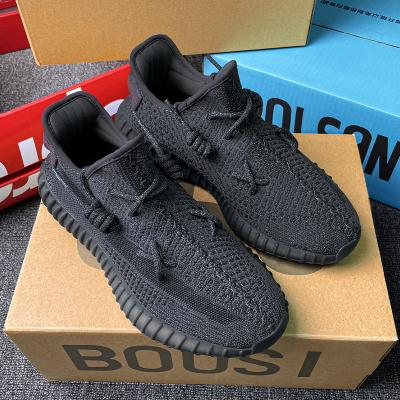 China Original High Quality Anti-Slippery Women's Casual Sport Shoes Reflective Yeezy Custom Zebra 350 V2 Fashion Sneakers For Men for sale