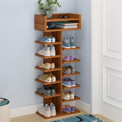 China PANEL Hallway Entryway Storage Shelf - Space Saving with 7 Tier Frame, E1 MDF, Shoe Organizer for sale