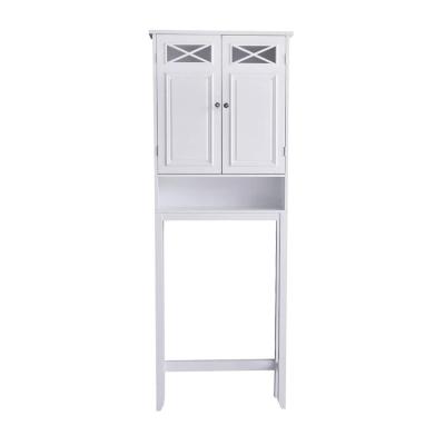 China Standing Type Bathroom Space Saver With Storage Cubby Toilet Rack Organizer Bathroom for sale