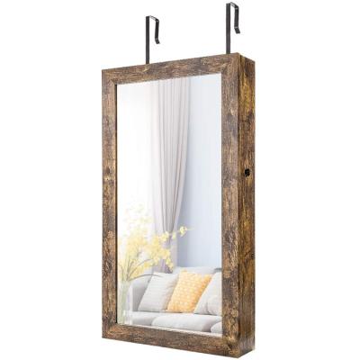 China Eco-friendly Decorative Wall Hanging Mirror Wall Mirror Integral Modeling Decorative Cabinet for Jewelry for sale