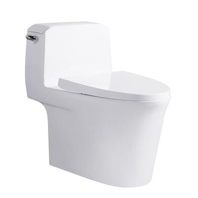 China Hot Selling Rimless Double-Flow Washdown 4.8L Wait 2 Pieses Easy Clean Ceramic Toilet for sale