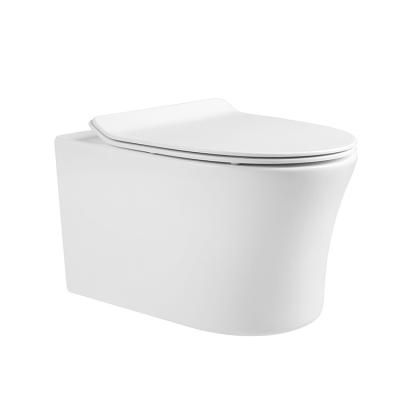 China Concealed Cistern Wash Down Wall-hung P-trap Toilet Bowl With Western Style Cera, MIC Bidet One Piece for sale