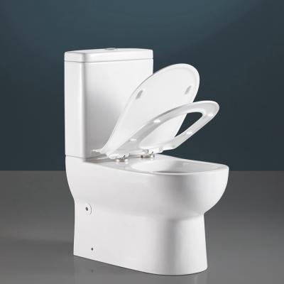 China Double-Flow Watermark&Wels Cheap Custom Hot Sale Luxury Ceramic Modern Two Piece Toilet for sale