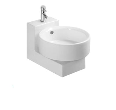 China White Bathroom Sanitary Ware Countertop Porcelain Ware Hand Wash Art Basin for sale