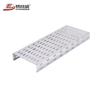 China Steel 300x50 Electric SS 304/316 Cable Tray Hot Dipped Galvanized Manufacturer Spraying Cable Trunking Cable Tray for sale