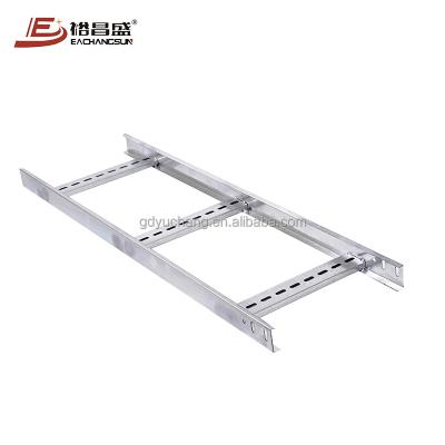 China Steel Durable Electrical Anti Corrosion Outdoor Galvanized Steel Cable Tray Ladder for sale