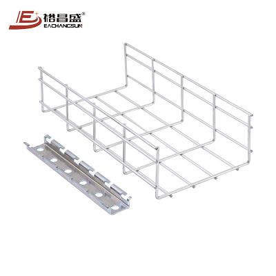 China Steel Rustproof Customized Electrical High Quality Powder Coated Stainless Steel Wire Mesh Cable Tray for sale