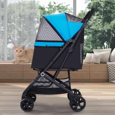 China Luxury Bestselling Small Animals Travel Pet Stroller With Detachable Foldable Pet Stroller For Pet for sale