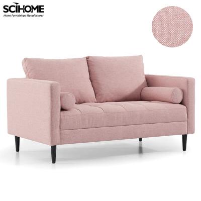 China Other SCIHOME simple design custom loveseat small pink office couch for sale