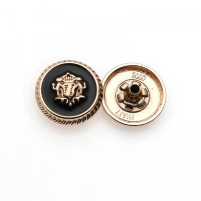 China 10mm 12.5mm 15mm 20mm Decorative Flower Custom Engrave Brand Logo Metal Press Cap Snap Button for sale