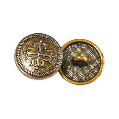 China Yinying Eco Brass / Zinc Alloy Shank Button,OEM Logo Gold Military Blazer Metal Buttons with TEKO-100 Certificate for sale