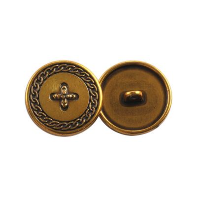 中国 2022 Fashion Vintage Metal Shank Button Zinc Alloy Sewing Buttons for Army Uniform Blazer Suit Coat 販売のため