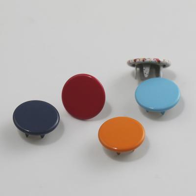 China 2022 High Quality Covered Cap Prong Snap button Custom Pattern Logo Metal Claw Fasteners with Oeko-Tex 100 for sale