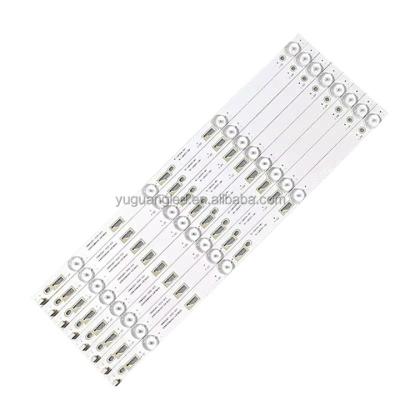 China LED TV DLED Backlight Strips Replacement For TCL L43F2800A 43HR330M04A0 V0 4C-LB430T-YH1 4C-LB4304-HR1 TOT_43F2800_8X4_3030_4S1P REV.V2 for sale