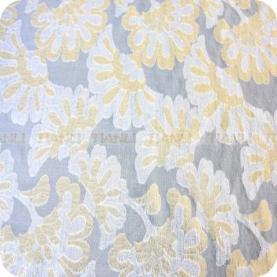 China Floral Jacquard Staple Jacquard Fabric Euroepan Silk Fashion Show Used for sale