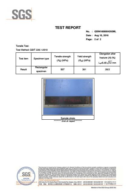 SGS-1 - Hebei Pikasa Jinchukou Trading Co.,Ltd