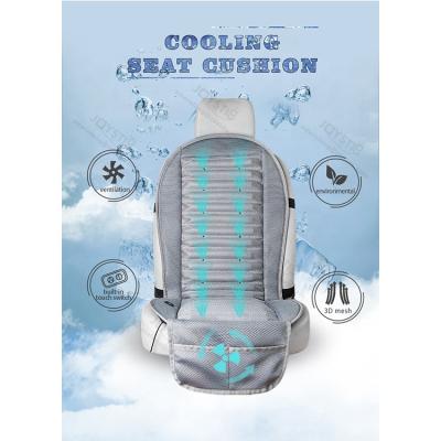 China UNIVERSAL 24V and 12V car cooling seat covers with fan for summer for sale