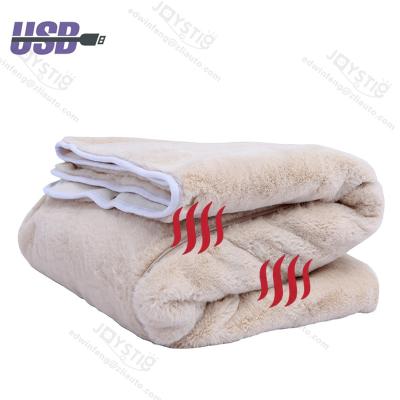 China Electric Car 5V USB Heat Child Baby Blanket Blanket Heated Kids Blanket for sale