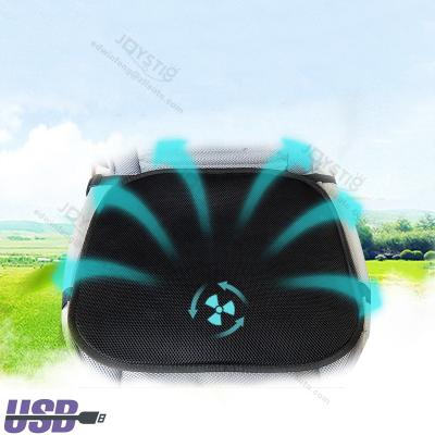 China Brief & Mini Cool Breathable Cooling Pad Mat For Summer 5V USB Fan Car Seat Cover Cushion Simple Color Portable USB Fans for sale