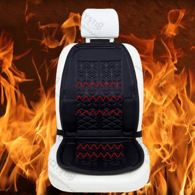 China Luxury Winter 12V Heater Pad Cushion Electric Car Seat Pad Cushion Baby Car Seat for sale