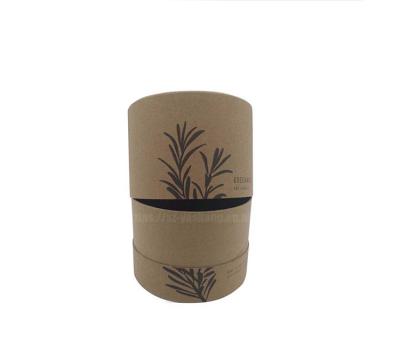 China Luxury Recyclable Surprise Pantone Color Box For Robe Round Rolled Edge Cylinder Cigar Gift Ad For Flower Customized Tube Paper Box for sale