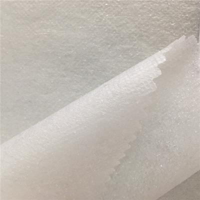 China 100% Polyester Double Side Adhesive Nonwoven Fusible Interlining for sale