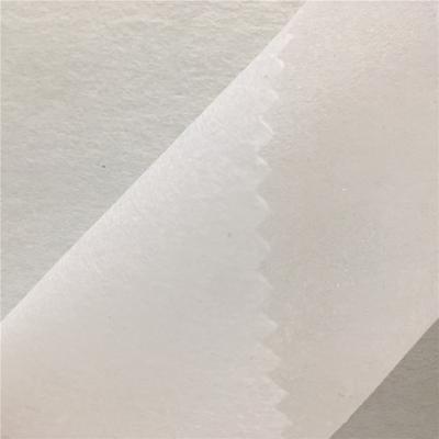 China Adhesive Polyester Dipping Non Woven Adhesive Fusible Interlining For Garment for sale