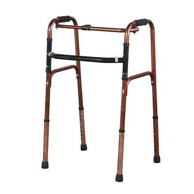 China Factory Direct Supply Folding Running Foldable Aluminum Alloy And Stainless Steel Walker For The Disabled Large for sale