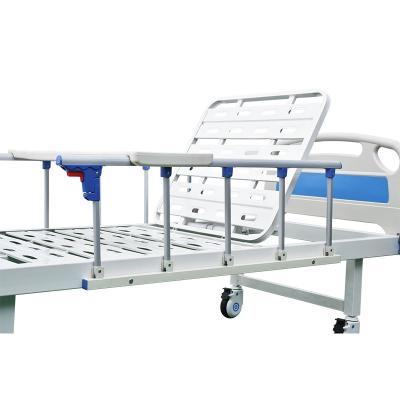 China Chinese factory supply fast shipping good quality direct two crank manual hospital bed for hospital and clinic for sale