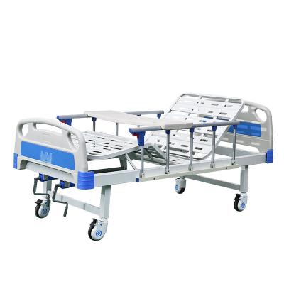 China Good quality Chinese factory fast shipping direct supply manual two functions hospital bed for hospital and clinic for sale