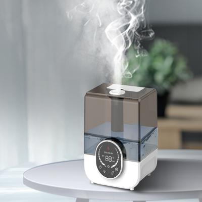 China With 7 Led Light 2021 Large Space Ice Machines Room Mini Spray Cool Mist Air Portable Humidifier With Led Display for sale