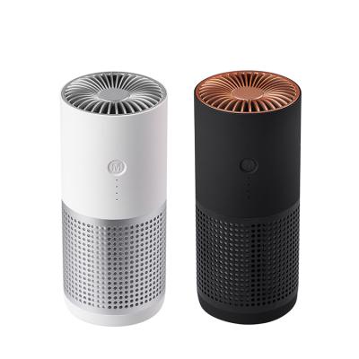 China 2021 New Air Quality Real Time Tracking Design Activated Carbon Filter Car Air Purifier With Portable Mini USB Negative Ion Air Filter for sale