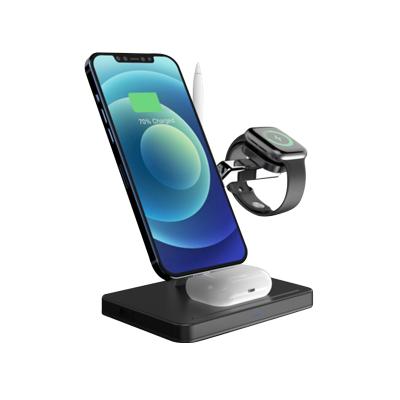 China Factory Wholesale Fast Charging 4 in 1 15W Magnetic Wireless Fast Charging Wireless Charger for iPhone for sale