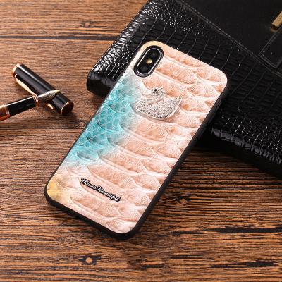 China 360 Protect Your Phone 2019 Top Selling Python Pattern For iPhone Leather Phone Case Cover Phone Case for sale